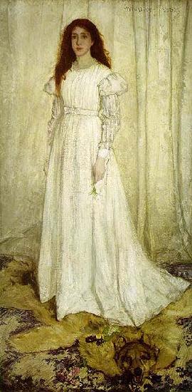 James Abbott Mcneill Whistler Symphony in White, oil painting image